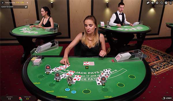 Party Casino Live Blackjack