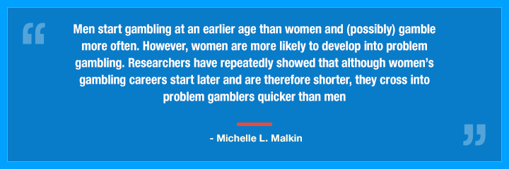 Michelle L Malkin on Women and Gambling
