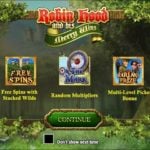 Robin Hood Slot Splash Screen