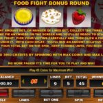 Food Fight Slots Bonus Round