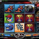 Victory Lane Slot Game Dashboard