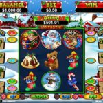 Santastic Online Slot Game Board