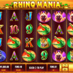 Real Money Online Slot Game Rhino Mania Gameplay