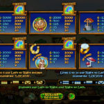 Lucky 6 Online Slot Paytables Screenshot