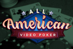 Online Video Poker Game All American Poker Logo
