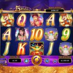 5 Wishes Online Slot Game Board