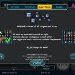 Mystic Rift Online Slot Paytable