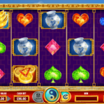 Twin Dragons Online Slot Game Board