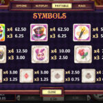 Stacked Online Slot Paytable Screenshot