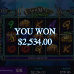 Cash Money Mermaids Online Slot Big Win Screenshot