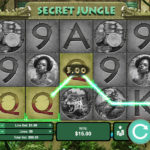 Online Slot Game Secret Jungle Gameplay Screenshot