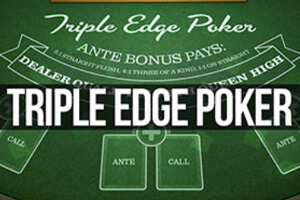 Triple Edge Poker Green Logo
