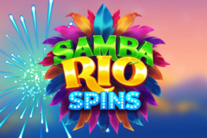 Rio Samba Spins real money slot game logo