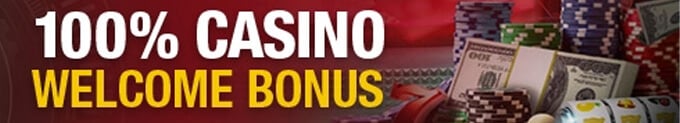 BetOnline 100% Casino Welcome Bonus Banner