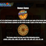 Book of Treasures Slot Bonus Game and Wheel