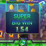 Godzilla vs King Kong Slot Big Win Screenshot