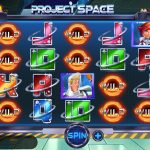 Project Space Slot Gameplay Screenshot