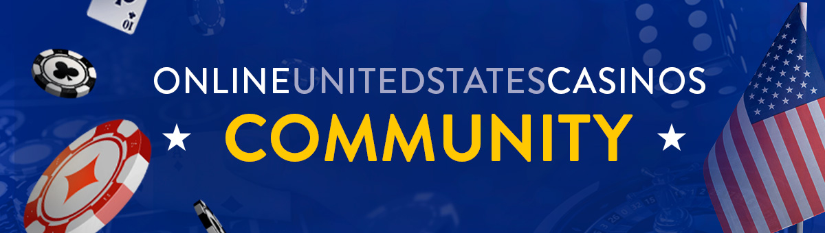 OnlineUnitedStatesCasinos.com Community Page Header