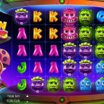 Alien Fruits Slot Game Play Screenshot