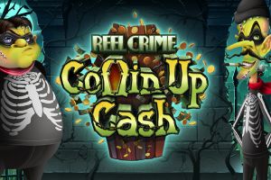 Reel Crime Coffin Up Cash Slot Logo