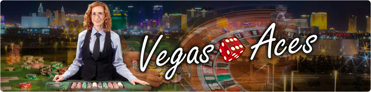 Heather Ferris Vegas Aces promotional image with Las Vegas strip as backdrop
