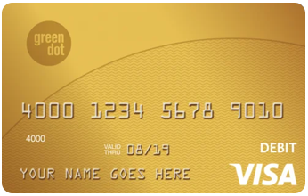 Greendot visa card image
