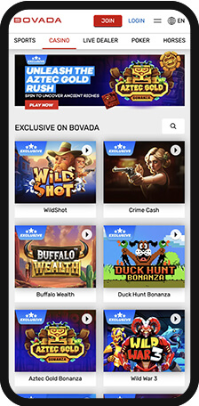 Bovada Games Mobile