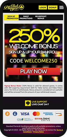 Club Player Casino Promotions Mobile