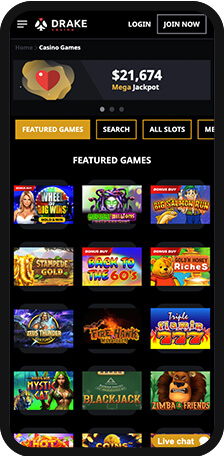 Drake Casino Games Mobile