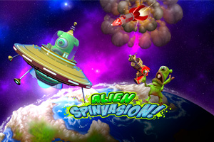 Alien Spinvasion Slot Logo