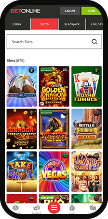 BetOnline Casino Popular Slots