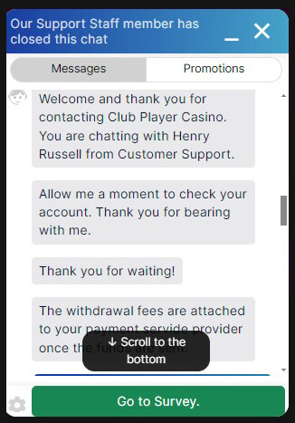 Club Player Customer Service 2