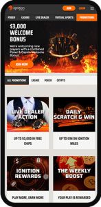 Ignition Casino Promotions Mobile