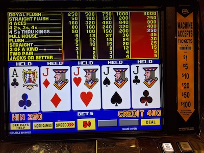 Jokers Wild Double Bonus Poker Machine picture