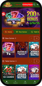 Lucky Hippo Casino Homepage