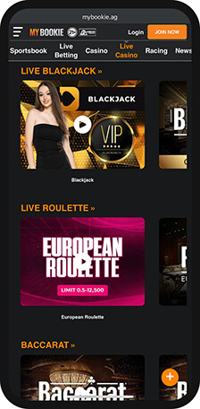 My Bookie Casino Live Casino