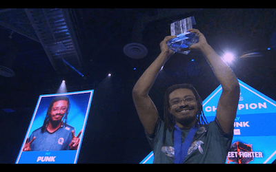 Punk Winner of Street Fighter 6 at EVO Las Vegas