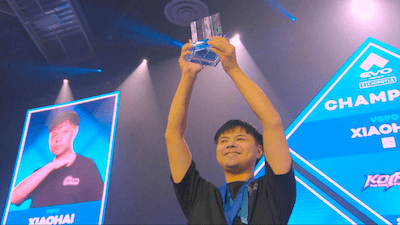 Xiaohai Winner of The King of Fighters XV at EVO Las Vegas