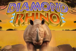 Diamond Rhino online slot game logo