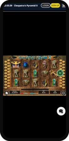 Slot Game Gameplay Screenshot at Lincoln Casino