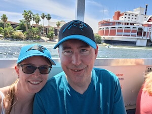 Laughlin WaterTaxi John and Kristina