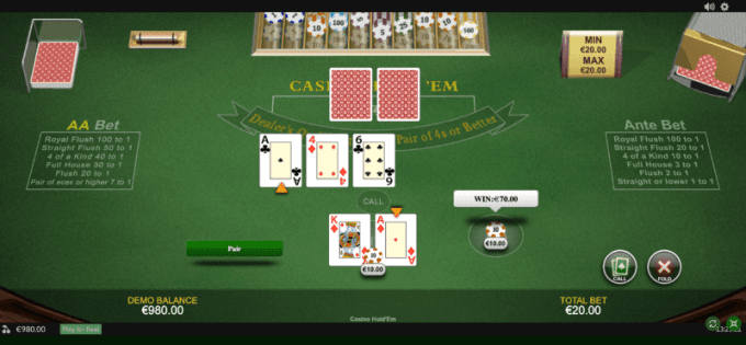 Dealer Deals Hole Cards in Casino Holdem