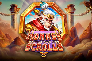 Monkey Battle For The Scrolls Slot Logo