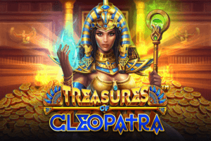 treasures of cleopatra slot logo