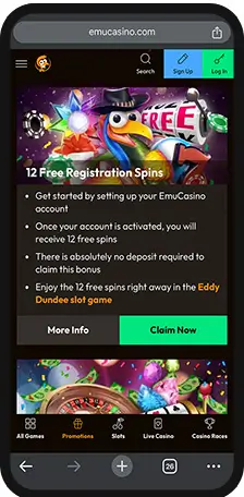 Emu Casino PROMOTIONS