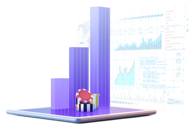 Gambling Statistics Bar Graphic